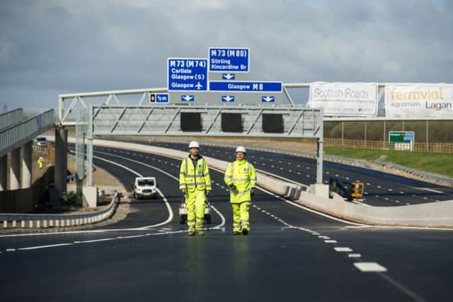 The M8 'missing link' was opened in April. Picture: John Devlin