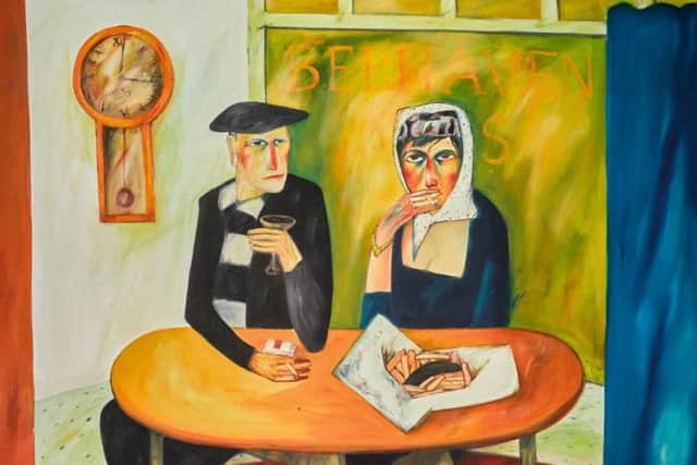 John Bellany's Two Drinkers will be among several of his paintings coming under the hammer.