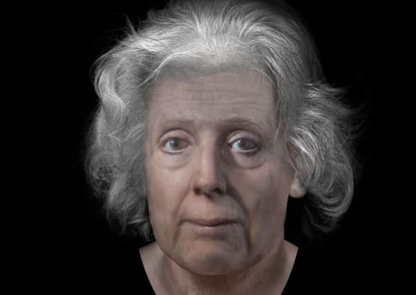 A team at the University of Dundee has recreated the face of one of Scotland's most notrious witches, Lilias Adie. Picture: Centre for Anatomy and Human Identification, University of Dundee/BBC Radio Scotland/PA Wire