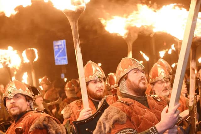 The Up Helly Aa festival is an annual event to celebrate Shetland's Nordic roots. Picture Greg Macvean/TSPL