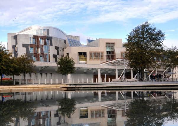The Scottish Parliament. Picture: Jane Barlow.