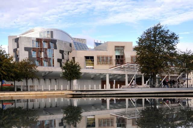 The Scottish Parliament. Picture: Jane Barlow.
