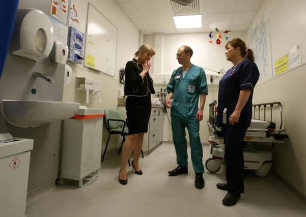 Health secretary Shona Robison is under fresh pressure after it was revealed that the NHS in Scotland would miss two key performance targets. Picture: ANDREW MILLIGAN/PA