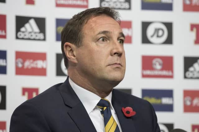Malky Mackay, interim manager of Scotland, refused to rule out the possibility of taking on the job on a long-term basis. Picture: Getty Images