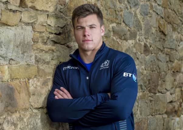 Huw Jones joined the Scotland squad straight after his Currie Cup triumph with Western Province. Picture: Bill Murray/SNS/SRU