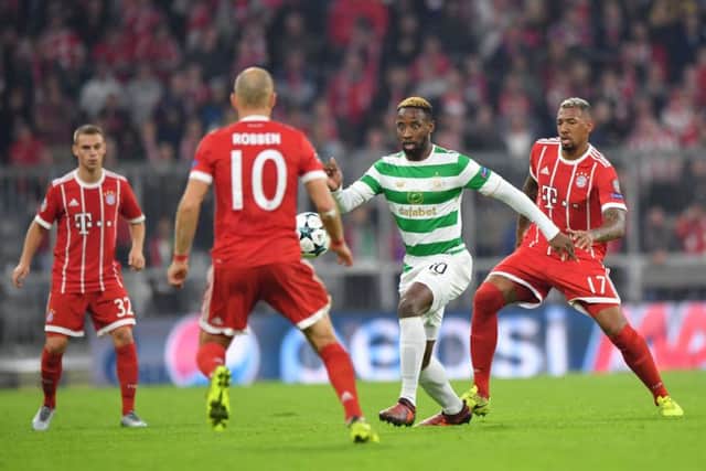 Moussa Dembele is in line to start for the Scottish champions on Tuesday night. Picture: Getty