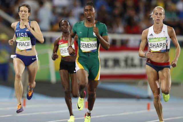Caster Semenya's dominance in the 800 metres has led to claims she holds an unfair advantage. Picture: AFP/Getty Images