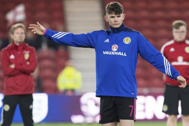 Oliver Burke has been ruled out of the Scotland squad through injury. Picture: SNS Group