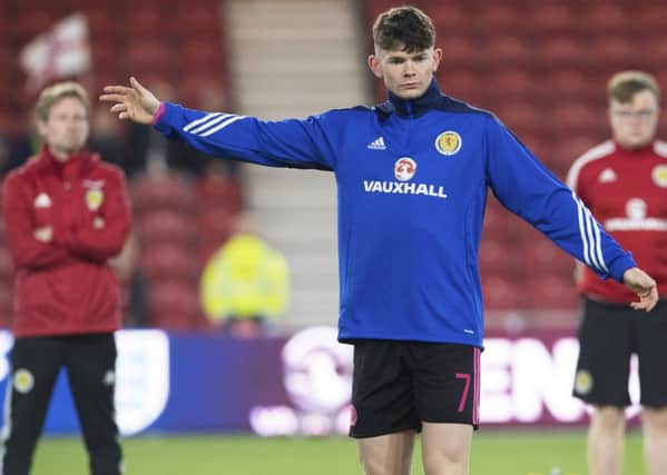 Oliver Burke has been ruled out of the Scotland squad through injury. Picture: SNS Group