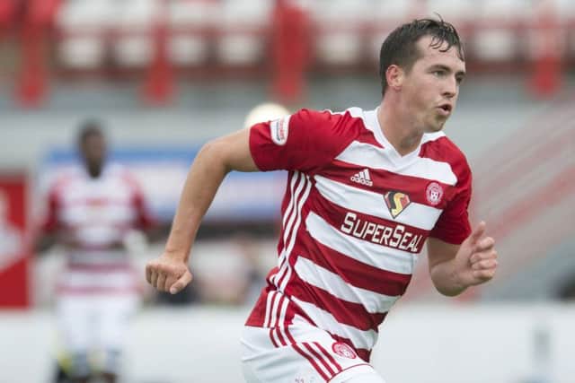 Louis Longridge has scored twice for Hamilton this season. Picture: SNS Group