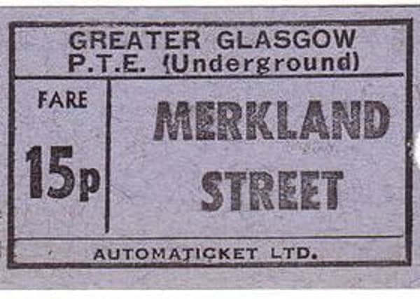 A surviving subway ticket dating from before the 1977 refurbishment. Picture: Wikimedia Commons/Johannes Vogel
