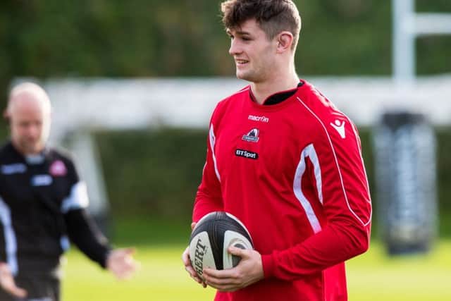 Magnus Bradbury is now back in full training and focusing on the visit of Ospreys after being stripped of the Edinburgh captaincy. Picture: SNS/SRU