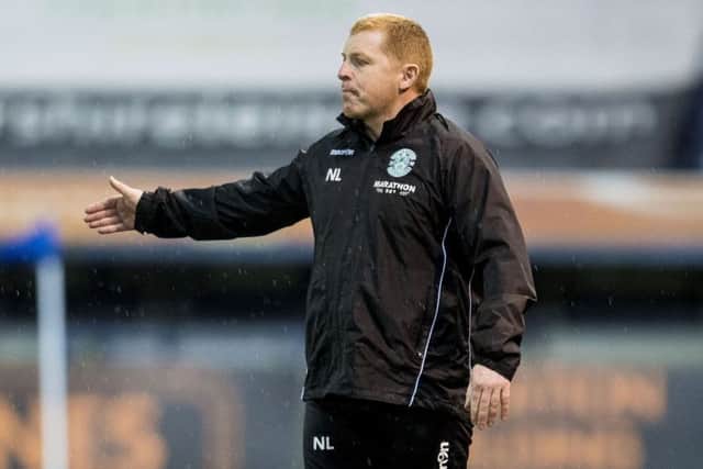 Manager Neil Lennon was delighted to see his side go third in the table. Picture: SNS.