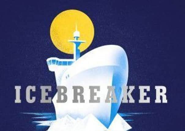 Detail from the cover of Icebreaker, by Horatio Clare