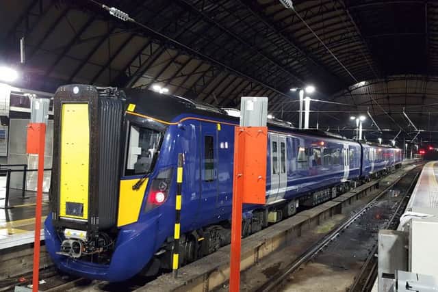 Testing on the full Edinburgh to Glasgow mainline route was completed for the first time. Picture: ScotRail