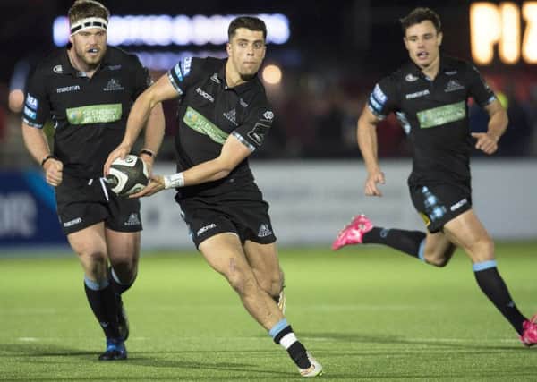 Glasgow Warriors' Adam Hastings in action against Southern Kings. Picture: Rob Casey/SNS