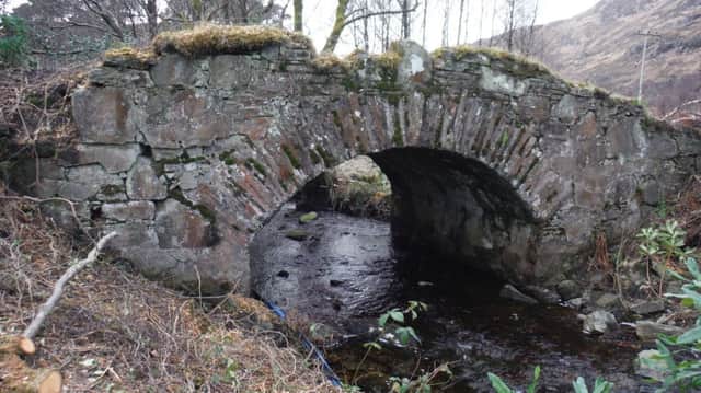 The old Criche Bridge

on the A830 is being replaced