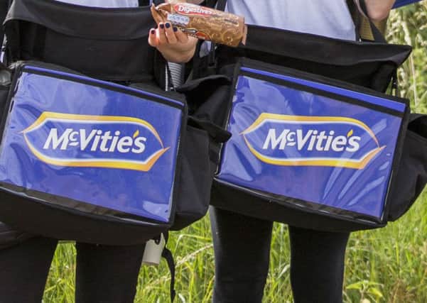 A dad from Leeds tucked into a McVitie's milk chocolate digestive only to discover it was out of date...by 18 years. Picture: Adam Gasson/Getty Images