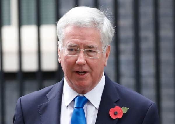 Michael Fallon resigned as defence secretary