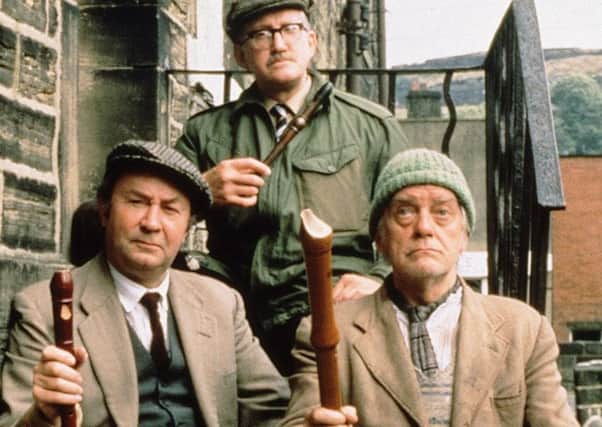 Foggy, Compo and Clegg from TV drama Last of the Summer Wine
