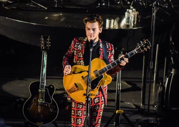 Harry Styles at the Clyde Auditorium PIC: Calum Buchan