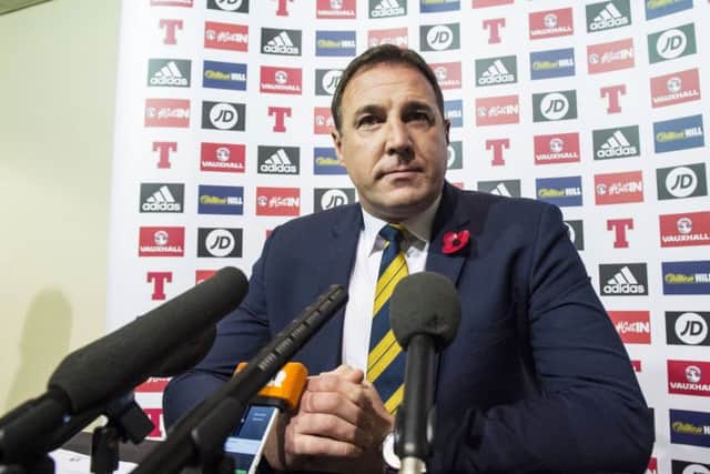 Malky Mackay admitted he did not hesitate when asked to take over as interim Scotland manager. Photograph: Craig Foy/SNS
