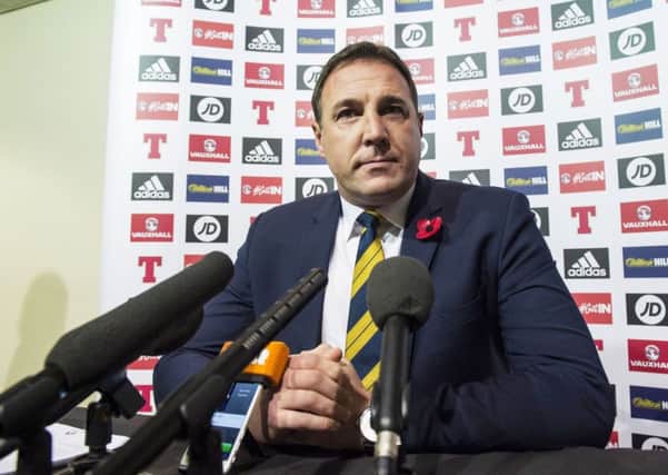 Malky Mackay admitted he did not hesitate when asked to take over as interim Scotland manager. Photograph: Craig Foy/SNS