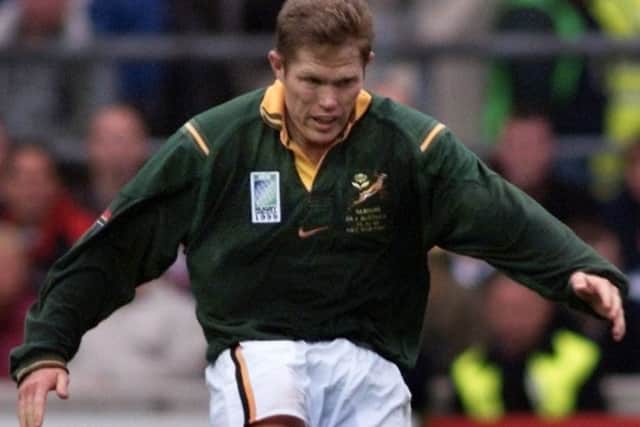 South African fly-half Jannie De Beer kicked five drop-goals against England at the 1999 World Cup. Picture: William West/AFP/Getty Images