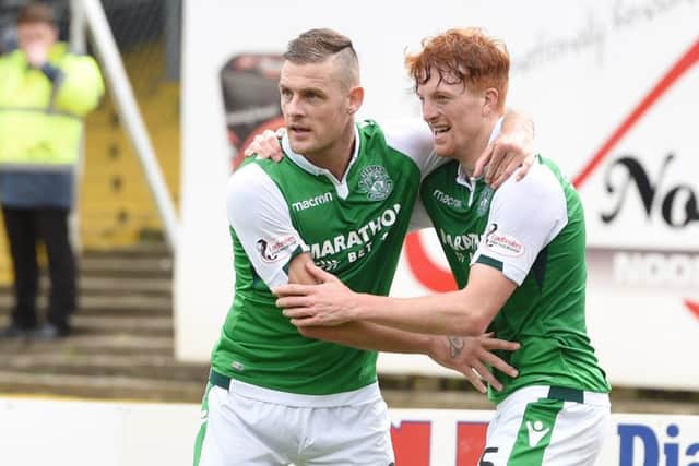 Anthony Stokes, left, with Simon Murray. Picture: SNS