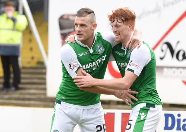 Anthony Stokes, left, with Simon Murray. Picture: SNS