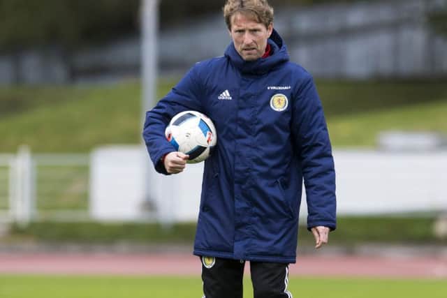 Scotland U21 boss Scot Gemmill says he has given support by Malky Mackay. Picture: Craig Foy