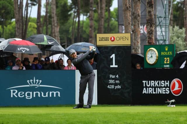 Stephen Gallacher finished as the leading Scot in the Turkish Airlines Open at the Regnum Carya resort in Belek. Picture: Getty Images