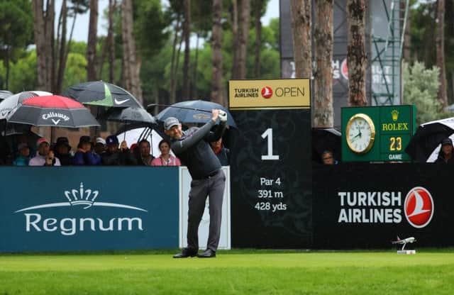 Stephen Gallacher finished as the leading Scot in the Turkish Airlines Open at the Regnum Carya resort in Belek. Picture: Getty Images