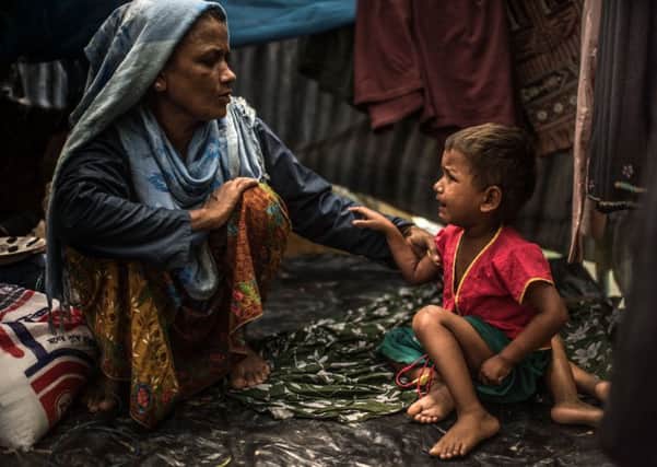 Rohingya refugees are fleeing ethnic violence