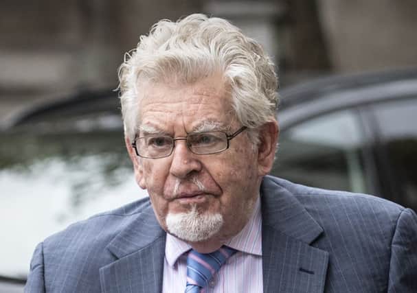Former television entertainer Rolf Harris arrives at the High Court to launch an appeal to challenge his conviction for sex offences.  Photo: Carl Court/Getty Images