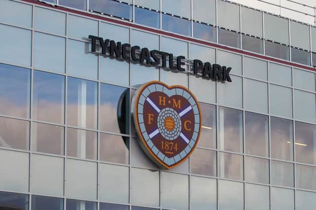 Construction of the new main stand at Tynecastle continues. Picture: Scott Louden