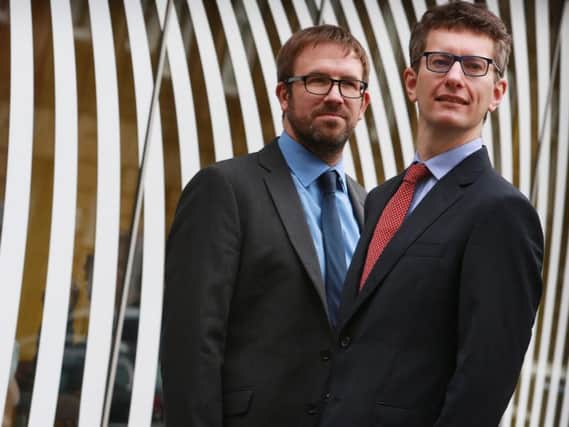 Robert Gregory and Alistair Hindle. Picture: Stewart Attwood