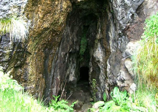 The entrance to Massacre Cave on Eigg where the remains wer found. PIC: www.geograph.co.uk.