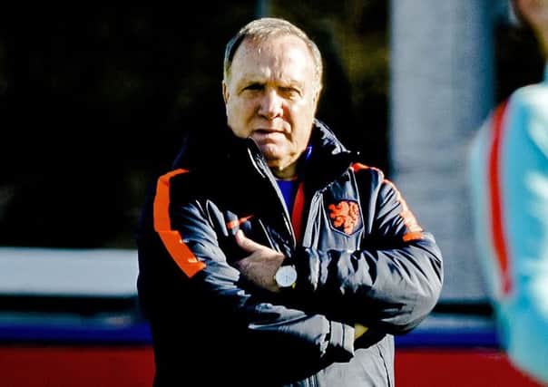 Dutch coach Dick Advocaat is to stand down.
Picture: Remko de Waal/AFP/Getty Images