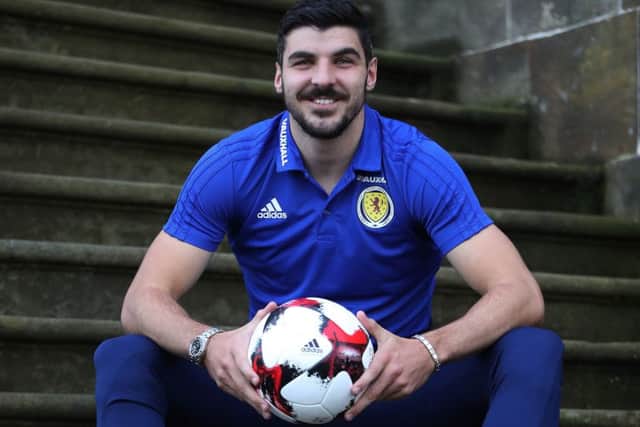 No blues for Callum: Former Hearts defender is happy just to be back playing  and in the Scotland squad. Photograph: Ian MacNicol/Getty Images