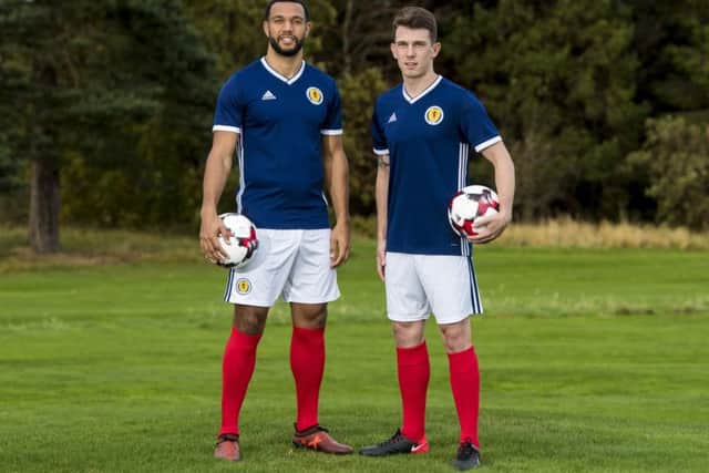Scotland's Matt Phillips (left) with Ryan Jack. Picture: SNS