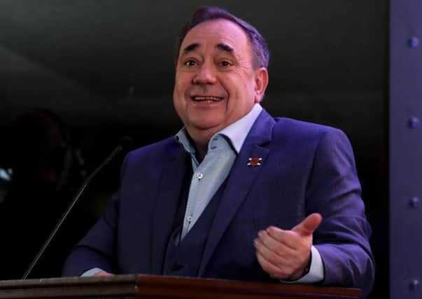 Alex Salmond during the launch of his RT chat show The Alex Salmond Show, at Millbank Tower in London. Picture: Chris Radburn/PA Wire