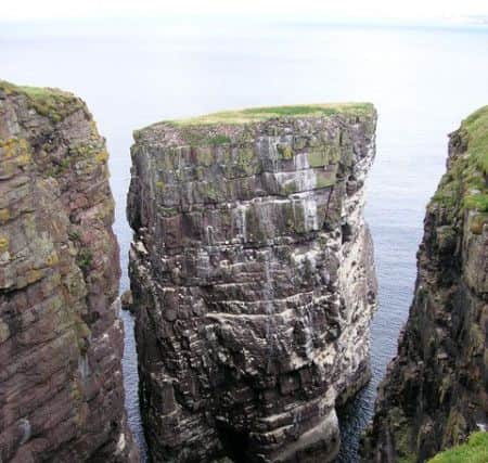 A sea stack on the island of Handa. Picture: Creative Commons