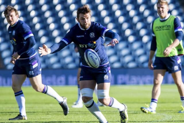 Scotland's Ryan Wilson during a training session ahead of the first autumn Test against Samoa. Picture: Ross Parker/SNS/SRU