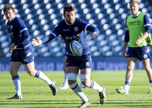 Scotland's Ryan Wilson during a training session ahead of the first autumn Test against Samoa. Picture: Ross Parker/SNS/SRU