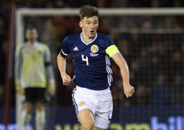 Kieran Tierney captained Scotland against the Netherlands. Picture: Craig Williamson/SNS