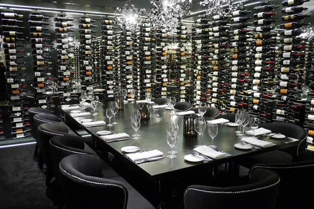 The private dining room is lined with bottles from the restaurants 200-strong collection, and it is used to host private dinners, parties, and masterclasses (Photo: Gillian McDonald)
