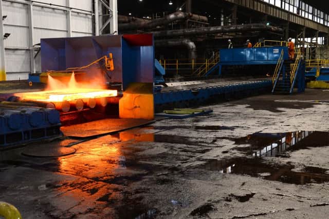 The Dalzell Steel plant was formally reopened in September 2016. Picture: Alan Watson