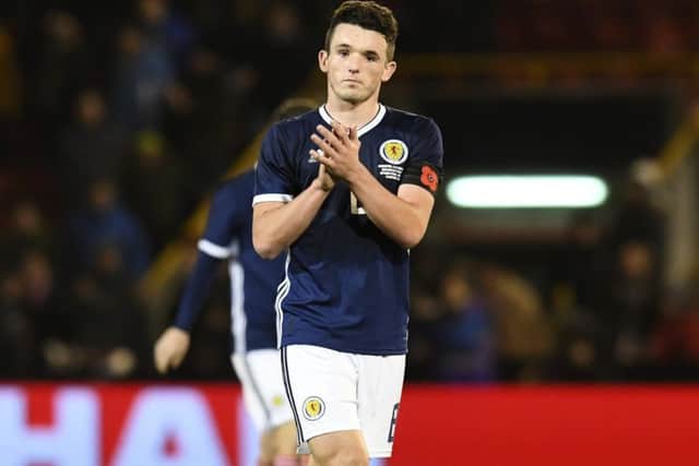 John McGinn was man of the match for Scotland against the Netherlands. Picture: Craig Foy/SNS