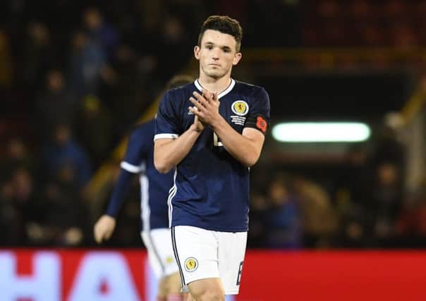 John McGinn was man of the match for Scotland against the Netherlands. Picture: Craig Foy/SNS